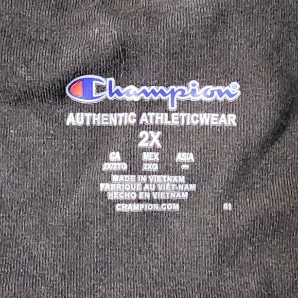 Womens Black Champion Authentic Activewear Moisture Wicking Bike Shorts, Size 2X - Picture 4 of 4